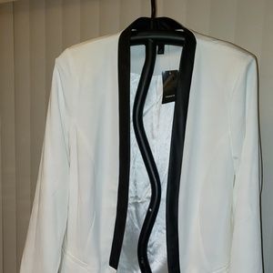 Ladies white an black jacket